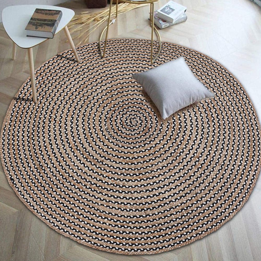 Round jute rug